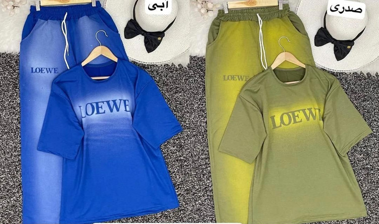 ست پیسولی افر جنس : گلکسی پنبه درجه یک زنانه دخترانه اسپرت