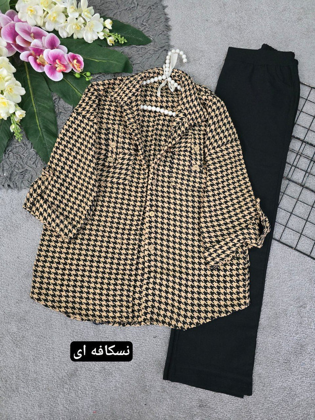مدل گلاره ❣جنس : پیردوپل ضخیم cزنانه دخترانه سفید مشکی, کرم, نسکافه ای زنانه