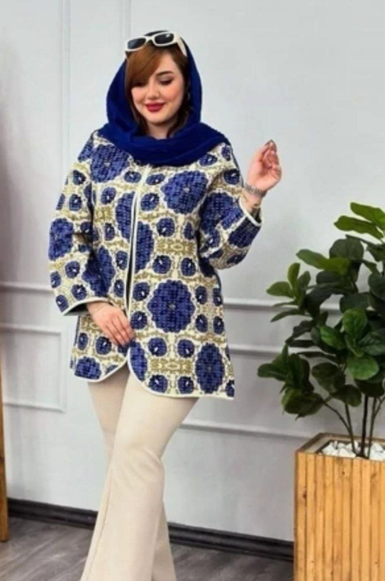 کت گلیمی گیلدا زنانه تافته گلیمی