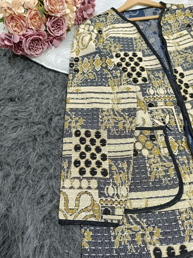 کت گلیمی گیلدا زنانه تافته گلیمی