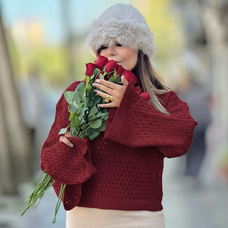 مدل نازیلا بافت درجه یک زنانه شب یلدایی