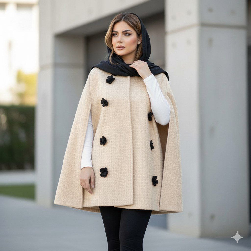 پانج غزاله زنانه دورس ضخیم گل برجسته