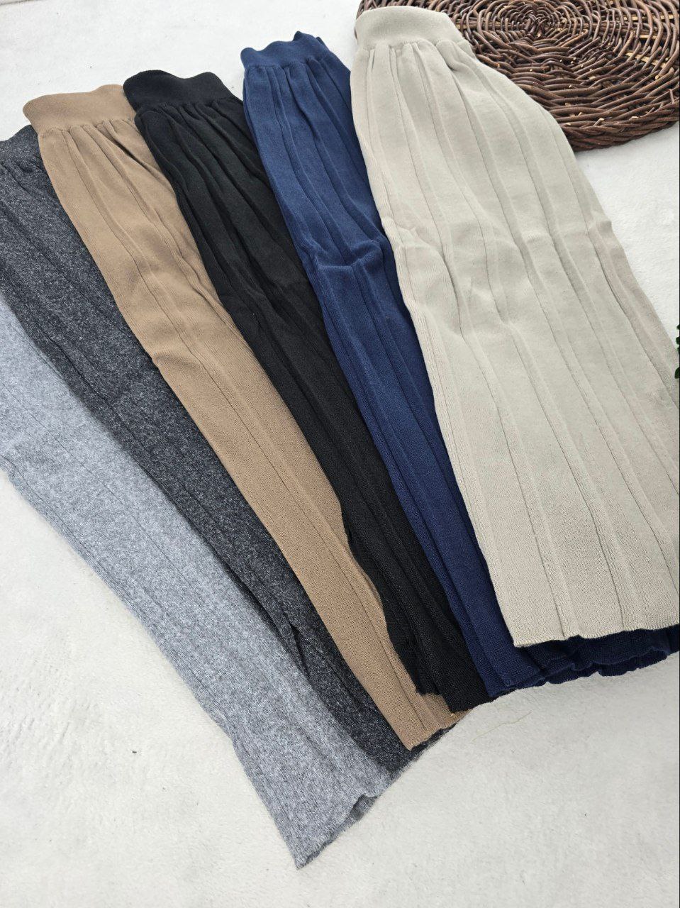 : دامن بافت لاینی زنانه بافت اکریل