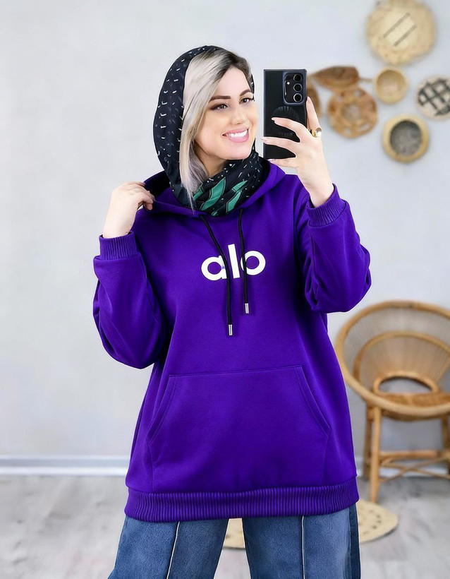 هودی alo دورس پنبه باکیفیت اسپرت زنانه مردانه
