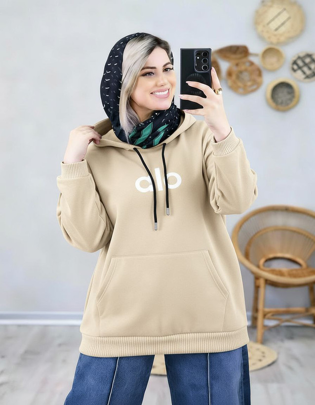 هودی alo دورس پنبه باکیفیت اسپرت زنانه مردانه