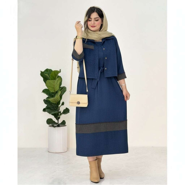 نام : کت و سارافون کژال زنانه مخمل کبریتی