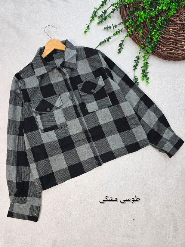 کراپ کت نورا زنانه موهر پشمی