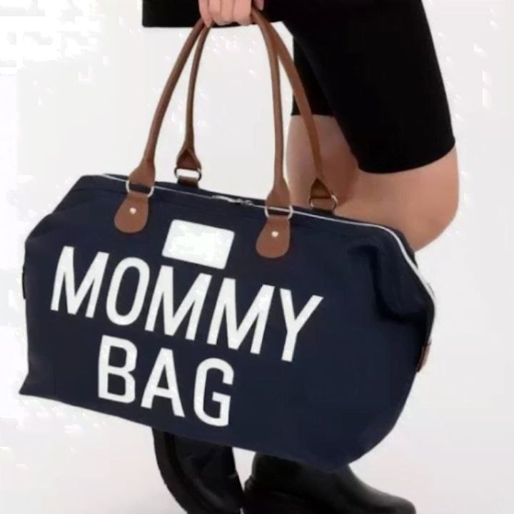 کیف MOMMY BAG برزنتی کجراه مشکی