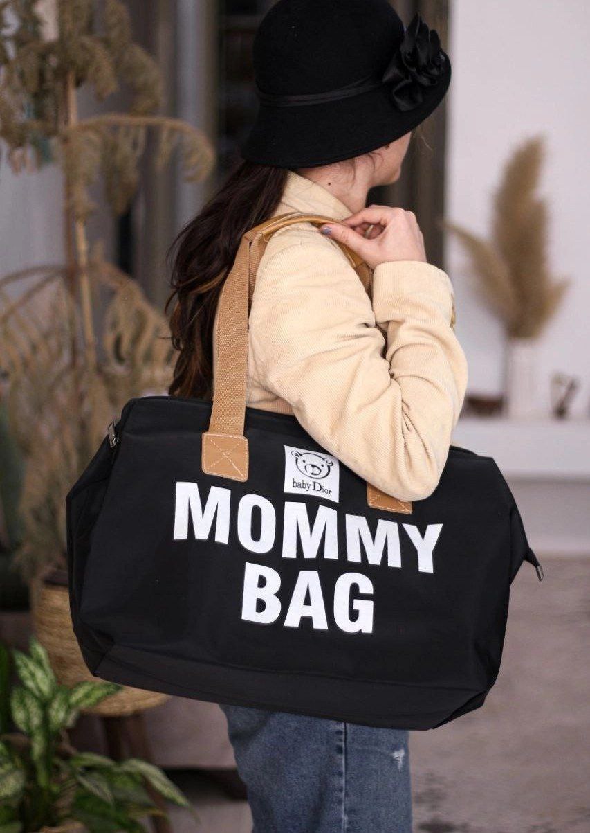 کیف MOMMY BAG برزنتی کجراه مشکی