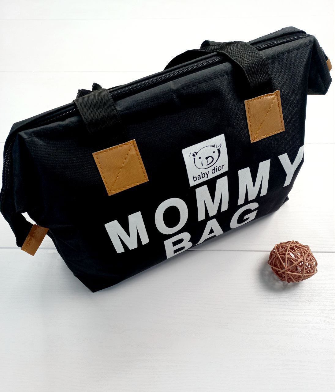 کیف MOMMY BAG برزنتی کجراه مشکی