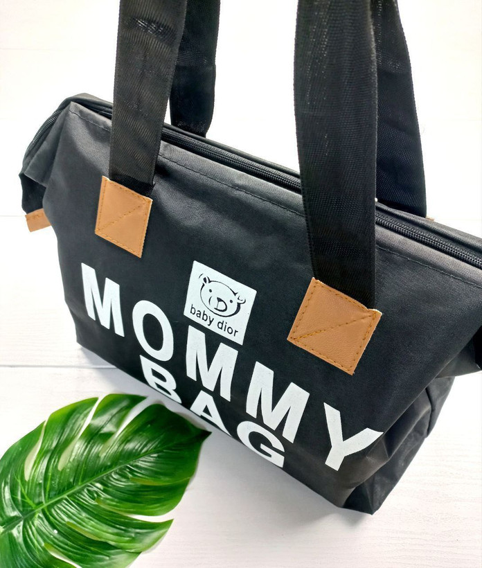 کیف MOMMY BAG برزنتی کجراه مشکی