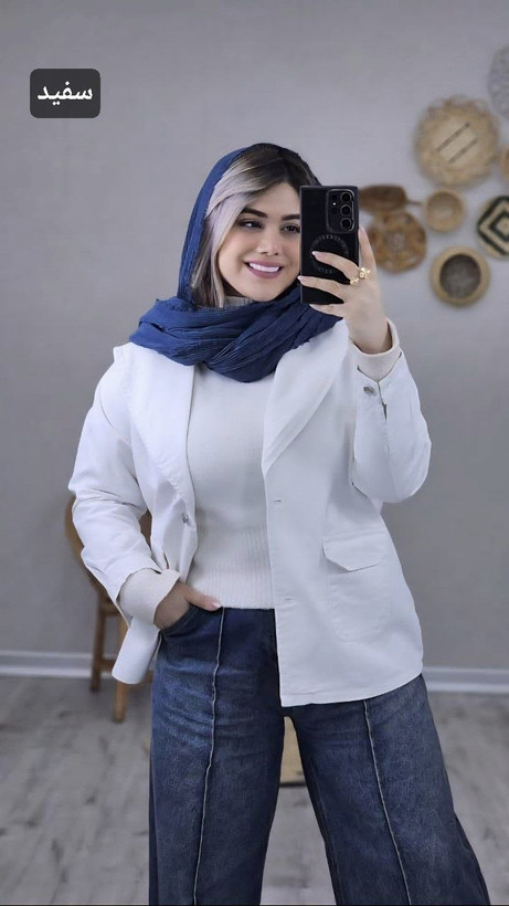 نام : مانتو کتی کتان LEVIS زنانه کتان جین گرم بالا سنگشور شده✅️