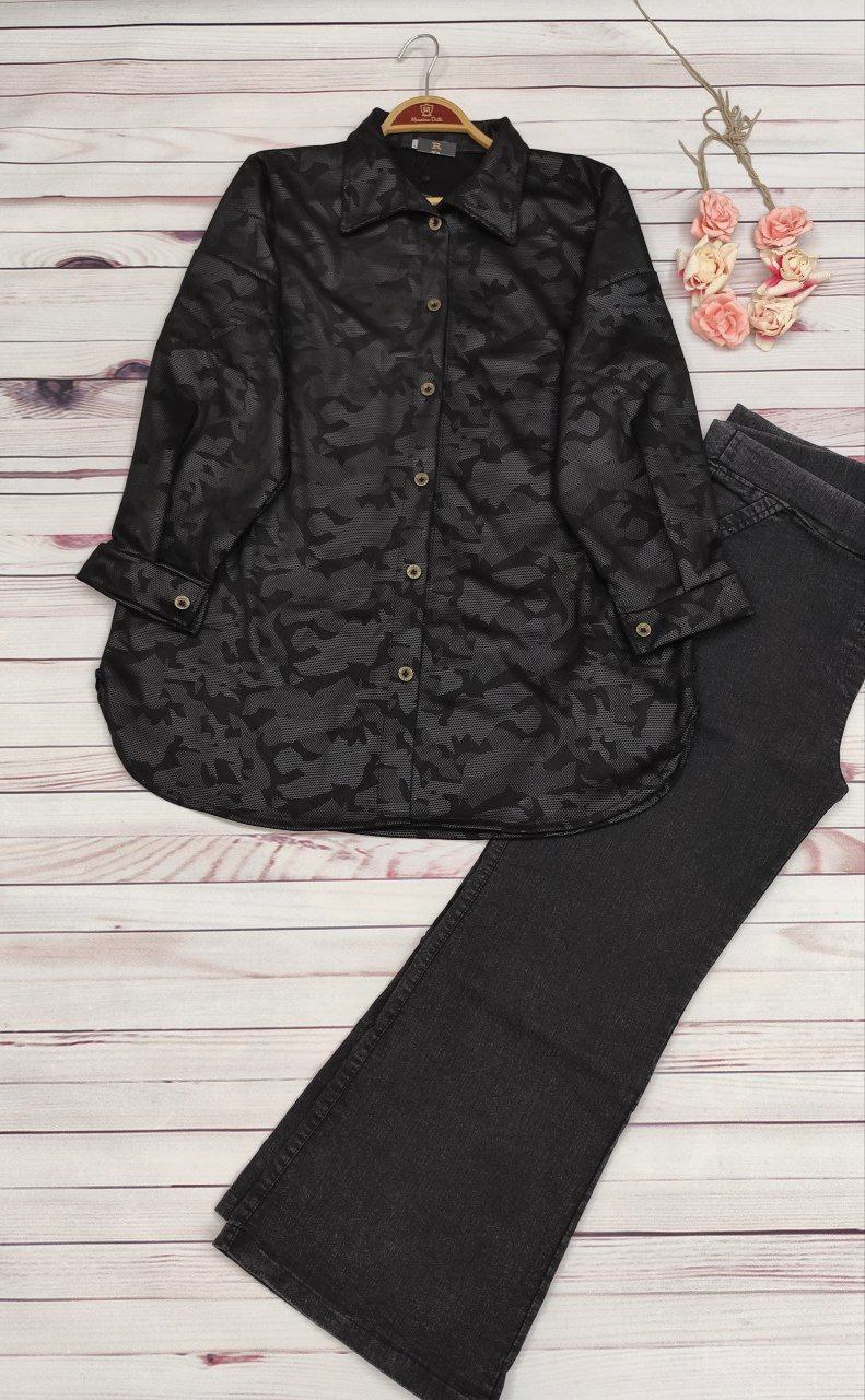 پالتو پاییزی سوییت 😍 👚جنس : سوییت طرحدار پشت غواصی درجه یک ✌️زنانه فری سایز