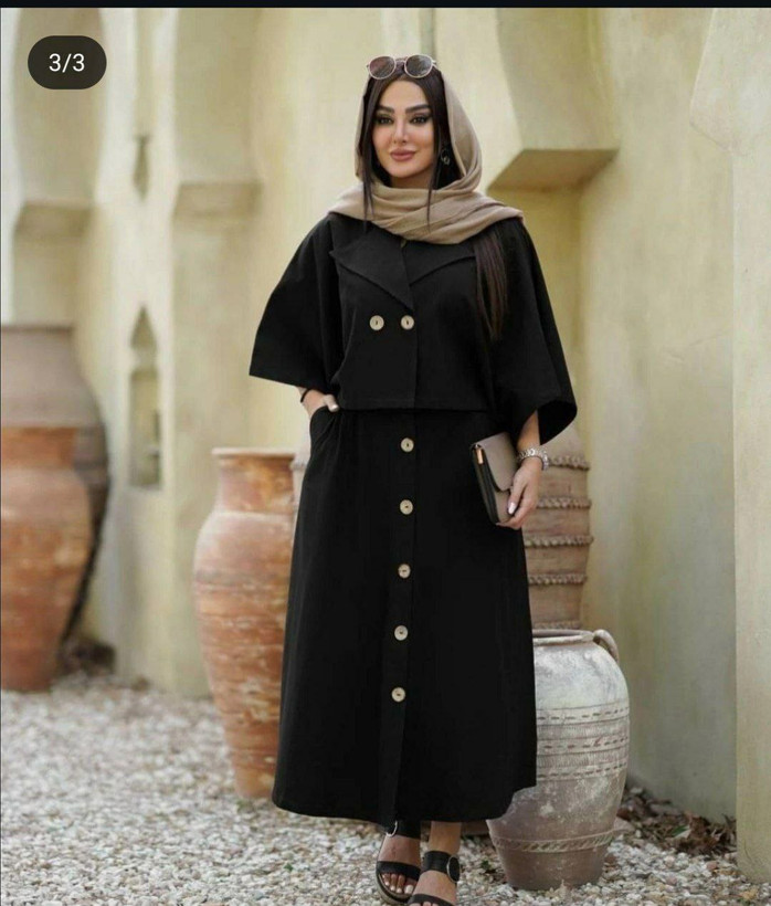 👚نام : کت دامن تارا✨ 🧶جنس : لنین✨ زنانه تنوع دارد فری سایز