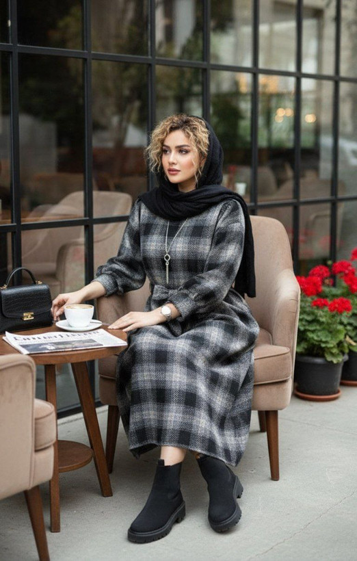🍁 کفتان آرینا 🍁 جنس : پشمی پاییزه زنانه تنوع رنگ دارد فری سایز