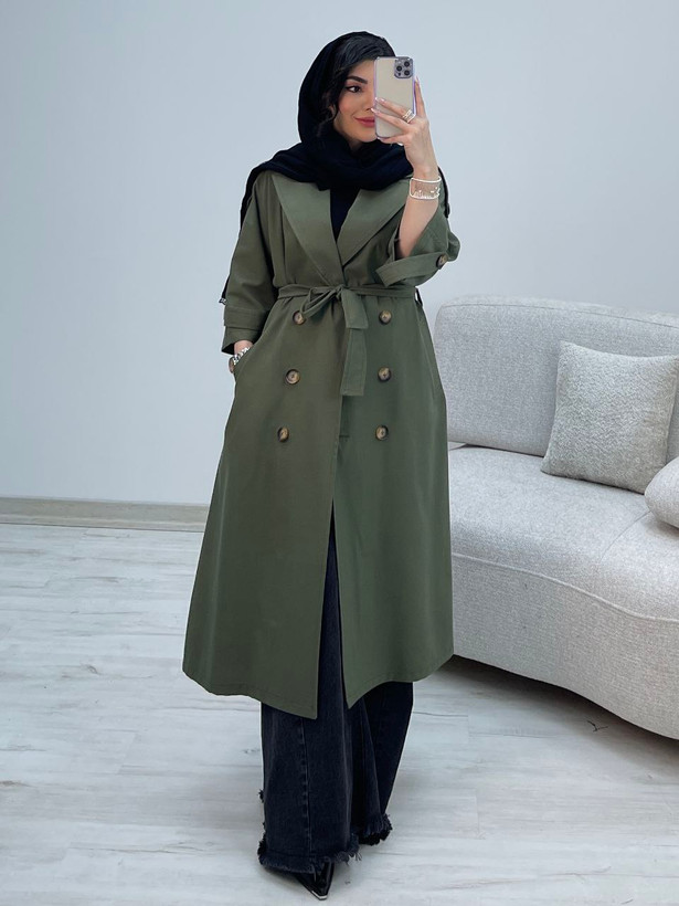 مانتو پاییزه آنا جنس : لنینت رنگ بندی : سبز, شکلاتی, کرم, مشکی, نسکافهای سایز ها : فری۳۸تا۴۶✔️زنانه