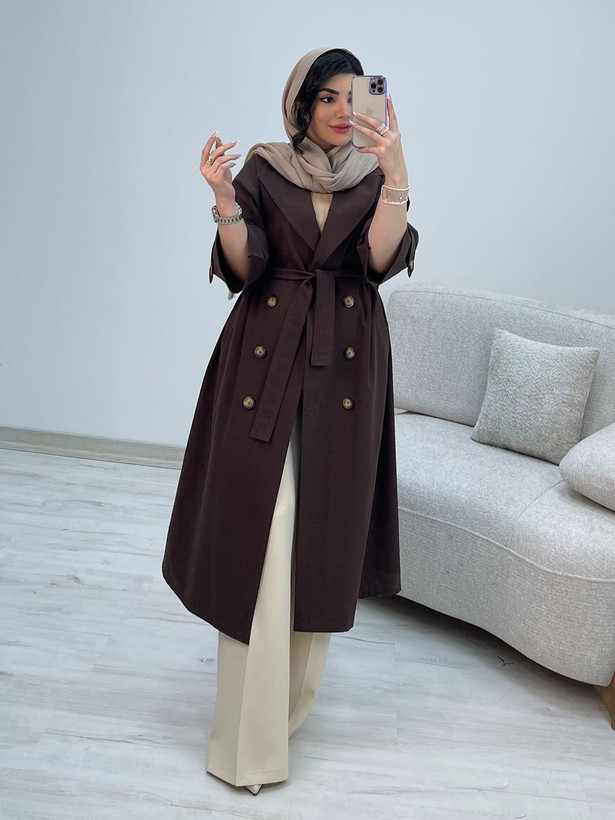 مانتو پاییزه آنا جنس : لنینت رنگ بندی : سبز, شکلاتی, کرم, مشکی, نسکافهای سایز ها : فری۳۸تا۴۶✔️زنانه