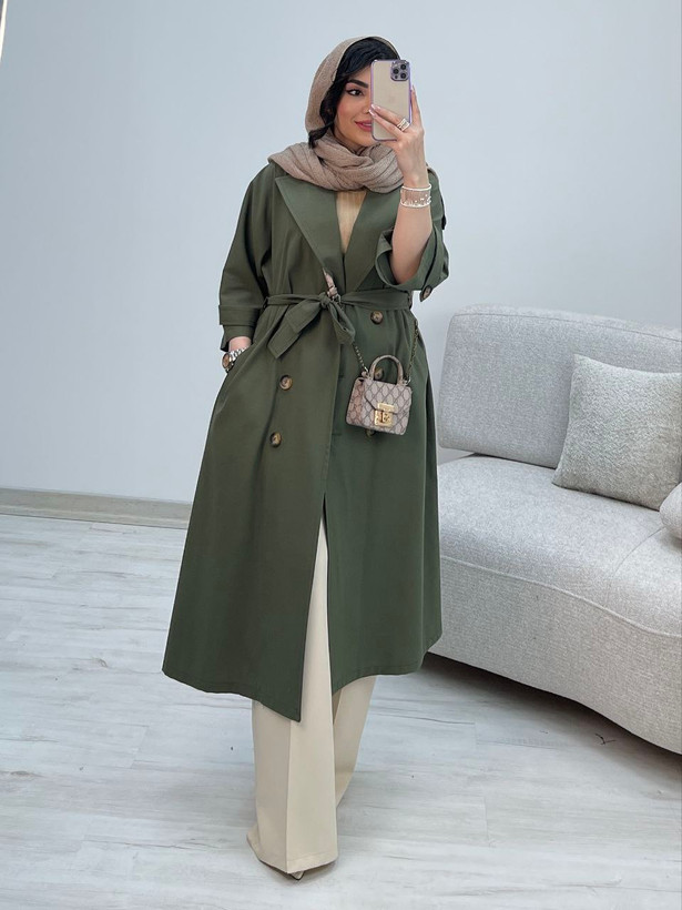 مانتو پاییزه آنا جنس : لنینت رنگ بندی : سبز, شکلاتی, کرم, مشکی, نسکافهای سایز ها : فری۳۸تا۴۶✔️زنانه