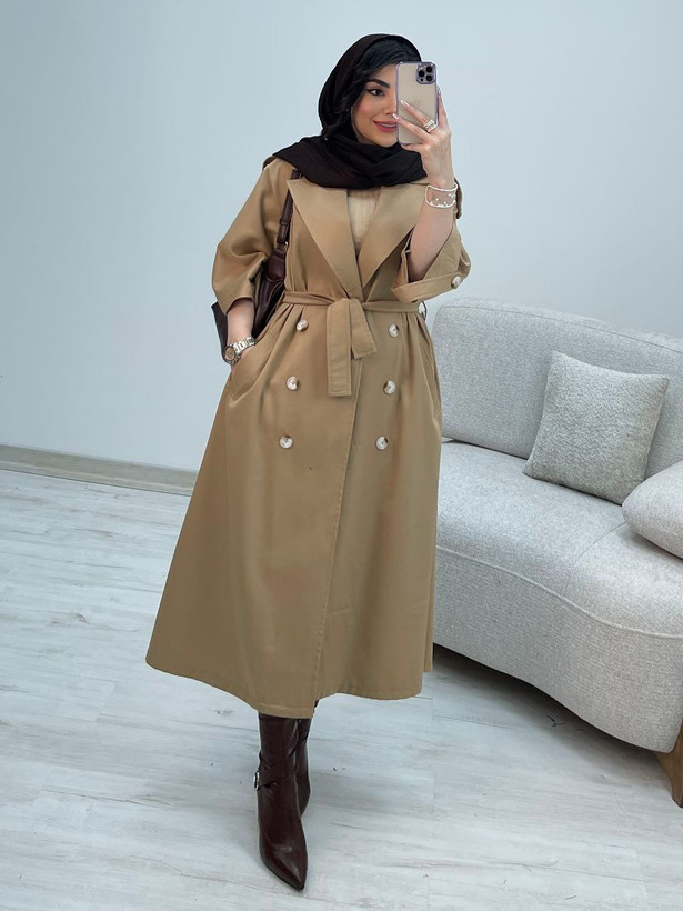 مانتو پاییزه آنا جنس : لنینت رنگ بندی : سبز, شکلاتی, کرم, مشکی, نسکافهای سایز ها : فری۳۸تا۴۶✔️زنانه