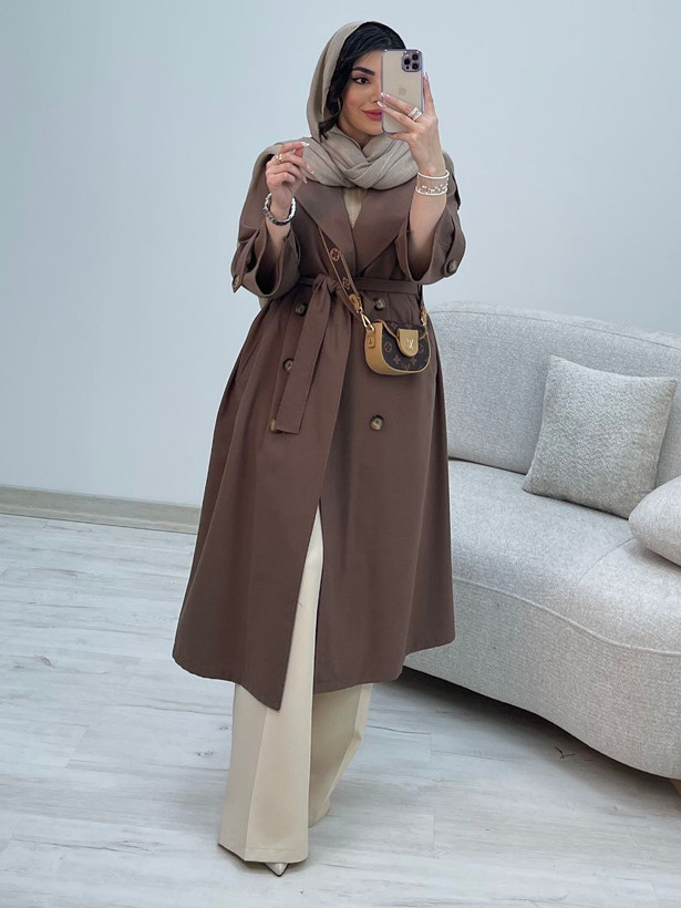 مانتو پاییزه آنا جنس : لنینت رنگ بندی : سبز, شکلاتی, کرم, مشکی, نسکافهای سایز ها : فری۳۸تا۴۶✔️زنانه