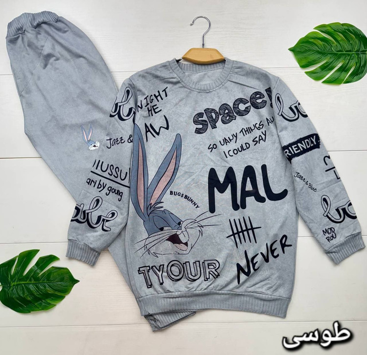 ست باگزبانی پنبه سنگشور شده : آبی,سبز,صورتی,طوسی,نسکافه ای 💞سایز ها : فری38_46 زنانه
