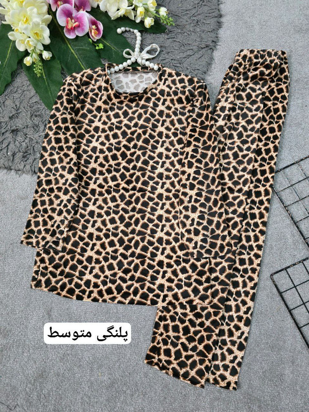 ست مخمل ماهگین 🌟جنس : مخمل حوله ای نرم و لطیف زنانه زبرا, پلنگی تیره, پلنگی روشن, پلنگی متوسط فری 36/44