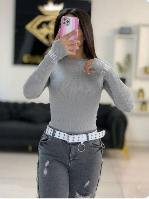 : بادی lucky lable 🍁 جنس : فانریپ زنانه طوسی تیره, طوسی روشن, کاپوچینو, مشکی فری 36_44