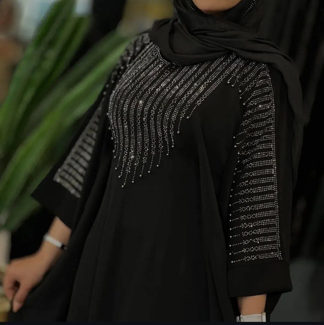 عبا افروز زنانه الیزه درجه یک ❣رنگ مشکی ❣سایز فری 38/52