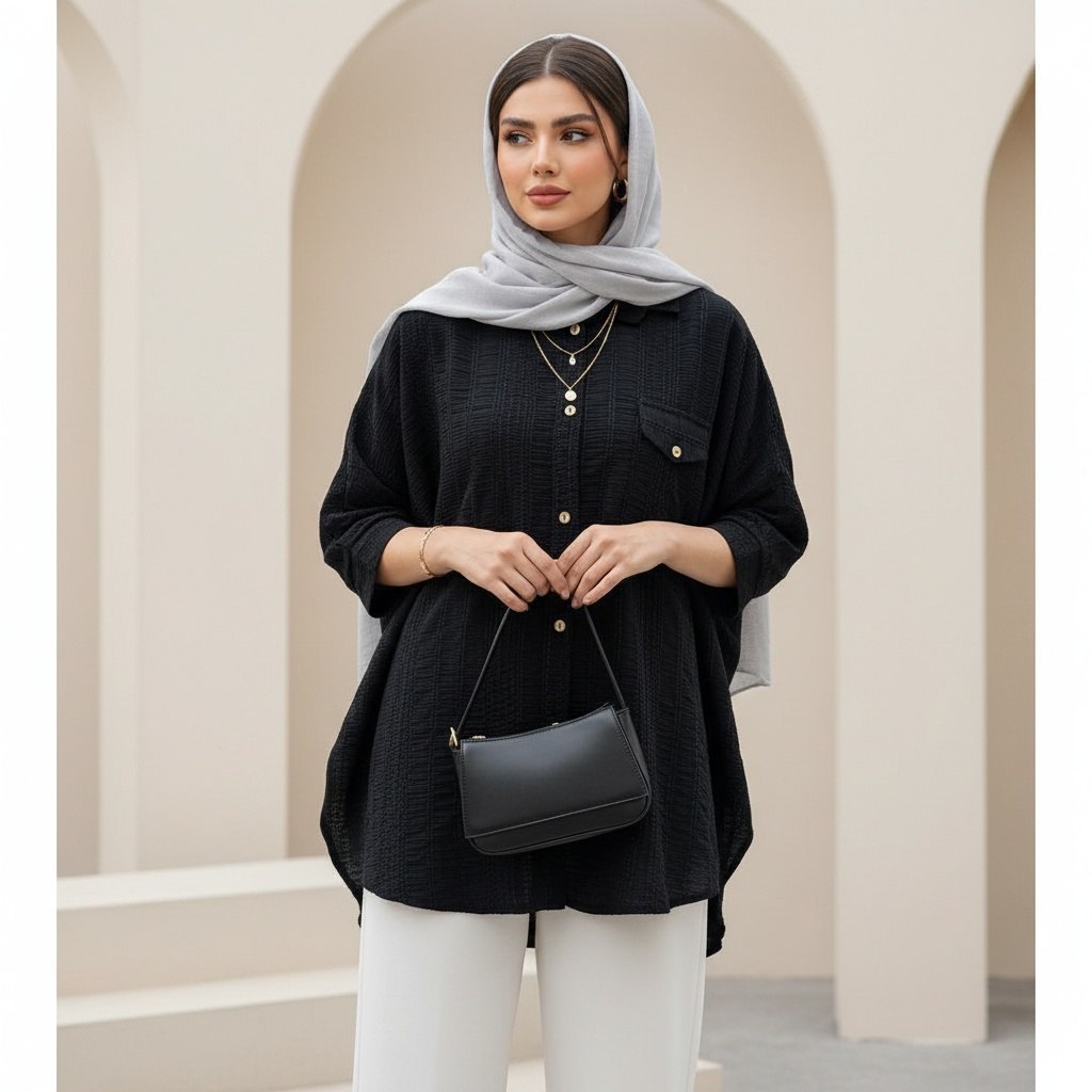 پانچ کوک دوزی  جنس : کوک دوزی  رنگ بندی : سبز, مشکی, نسکافه ای  سایز ها : فری سایز زنانه