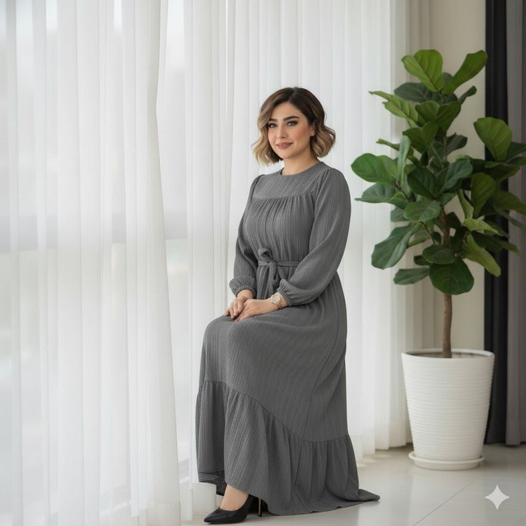 ماکسی چیتا 👚جنس : کراش دلتا رنگ بندی : زرشکی , طوسی , خردلی , سفید , قهوه.ایی ,سایزها : 1 , 2 , زنانه