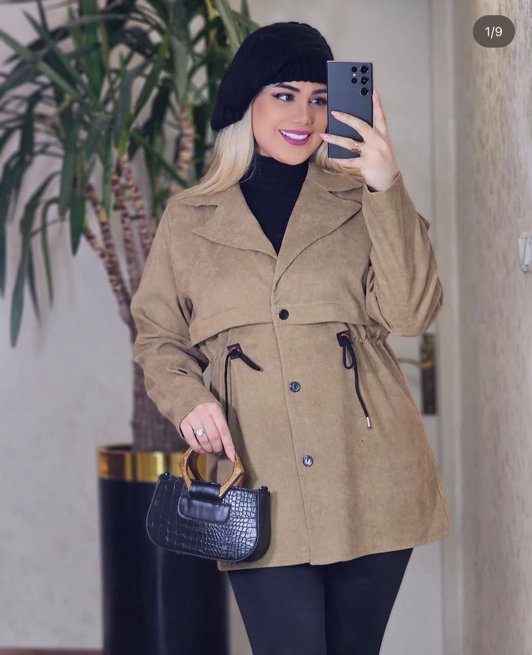 مانتو پاییزه دایانا  جنس : مخمل کبریتی  رنگ بندی : خردلی, سفید زنانه فری از 36 تا 46
