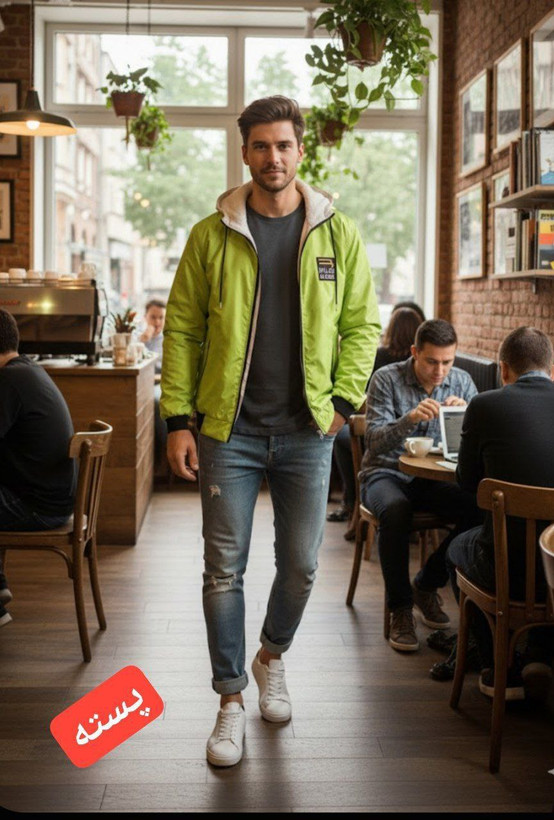 : کاپشن اسپرت ارشیا 3 👚جنس : ممروی اعلا وارداتی داخل تمام خزر مردانه کرم , مسی , پسته , یاسی , سایزها : l , xl ,