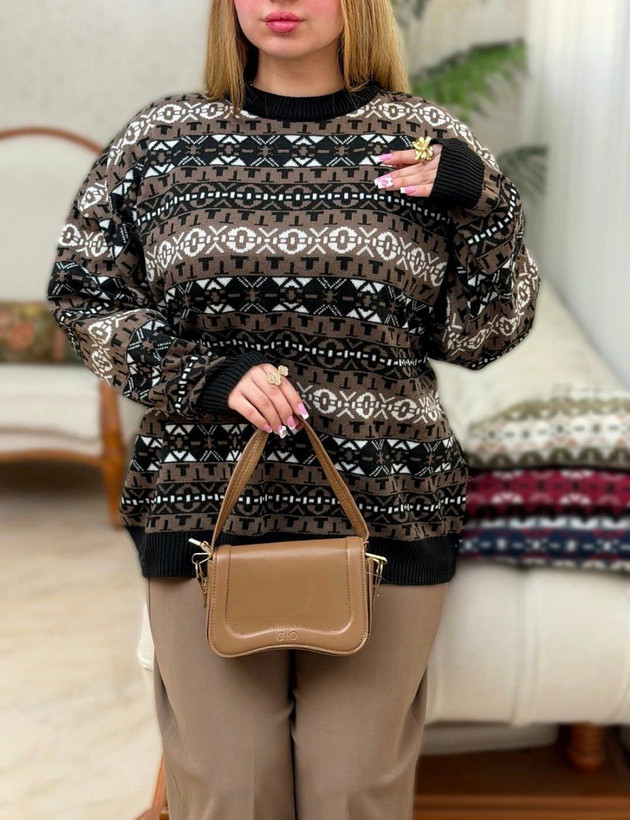 مدل شاملو 💞جنس : بافت با کیفیت 💞رنگ بندی : ذغالی, شکلاتی, طوسی, کرم, مشکی, نسکافه ای زنانه فری سایز
