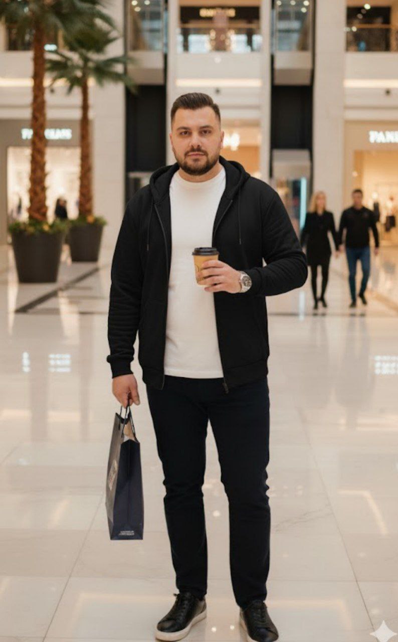 سویشرت سایز بزرگ رستم 👚جنس : دورس ۳نخ تو کرکی ضخیم مردانه مشکی 6xl , 7xl , Saiz 4xl 5xl