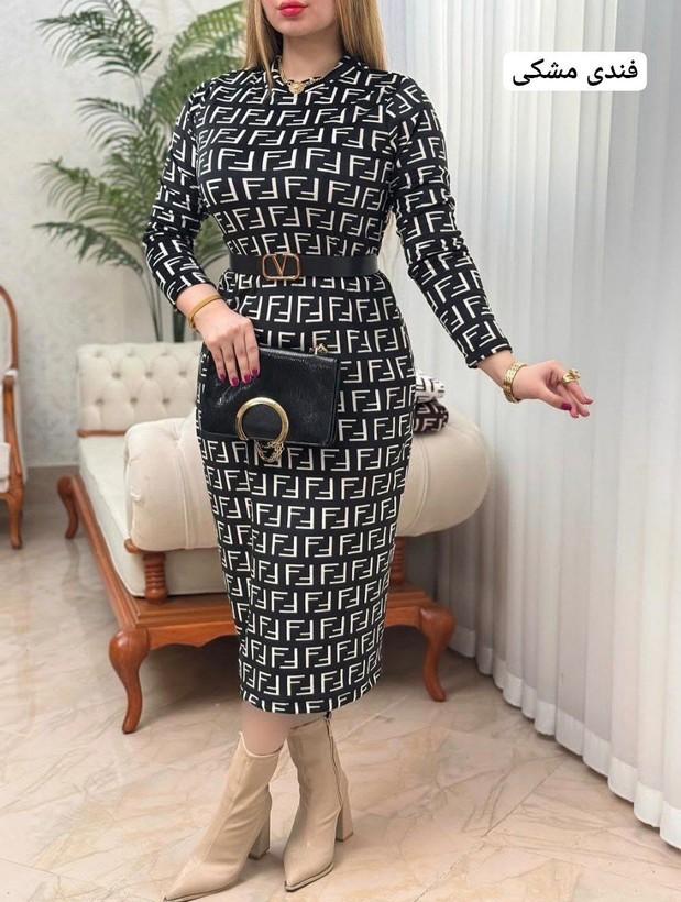 پیراهن اطلس ❤️جنس : مخمل موهر دار وارداتی سنگی سفید,سنگی کرم, سنگی مشکی .فندی مشکی .فندی سفید .فندی شکلاتی زنانه فری سایز
