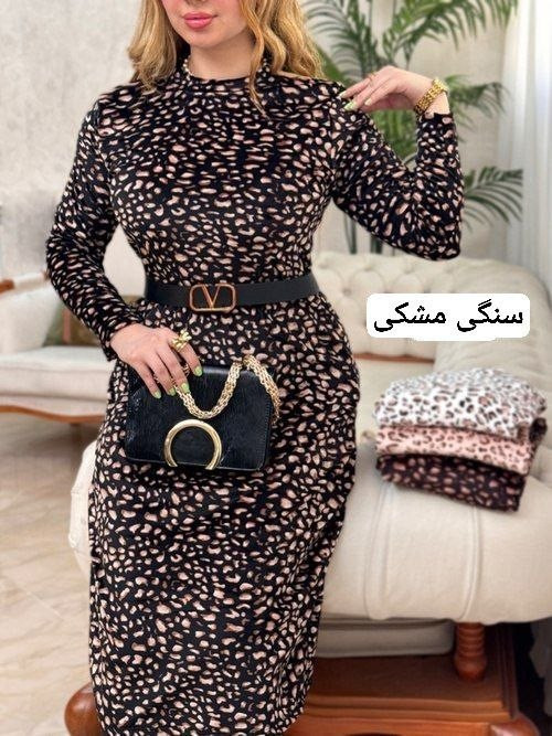 پیراهن اطلس ❤️جنس : مخمل موهر دار وارداتی سنگی سفید,سنگی کرم, سنگی مشکی .فندی مشکی .فندی سفید .فندی شکلاتی زنانه فری سایز