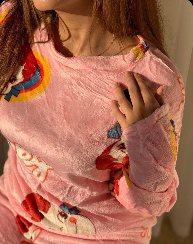 تدی حوله ای جنس کار حوله ای وارداتی رنگ بندی فری سایز زنانه