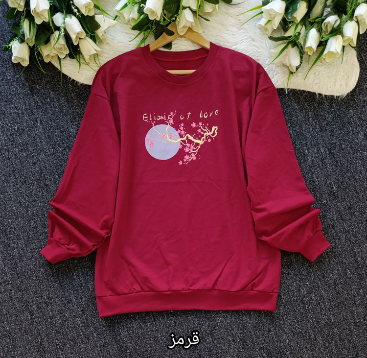 بلوز شکوفه جنس : گلکسی پنبه درجه یک سبز, سدری, سرخابی, سفید, قرمز, کرم, مشکی, نسکافه ای زنانه فری سایز