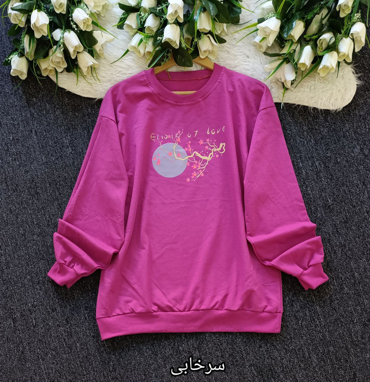 بلوز شکوفه جنس : گلکسی پنبه درجه یک سبز, سدری, سرخابی, سفید, قرمز, کرم, مشکی, نسکافه ای زنانه فری سایز