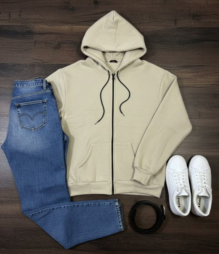 سویشرت مردانه رادمهر جنس : دورس سه نخ تو خز دار کرم , غازی , سرمه , مشکی , : Xxl , xxxl ,