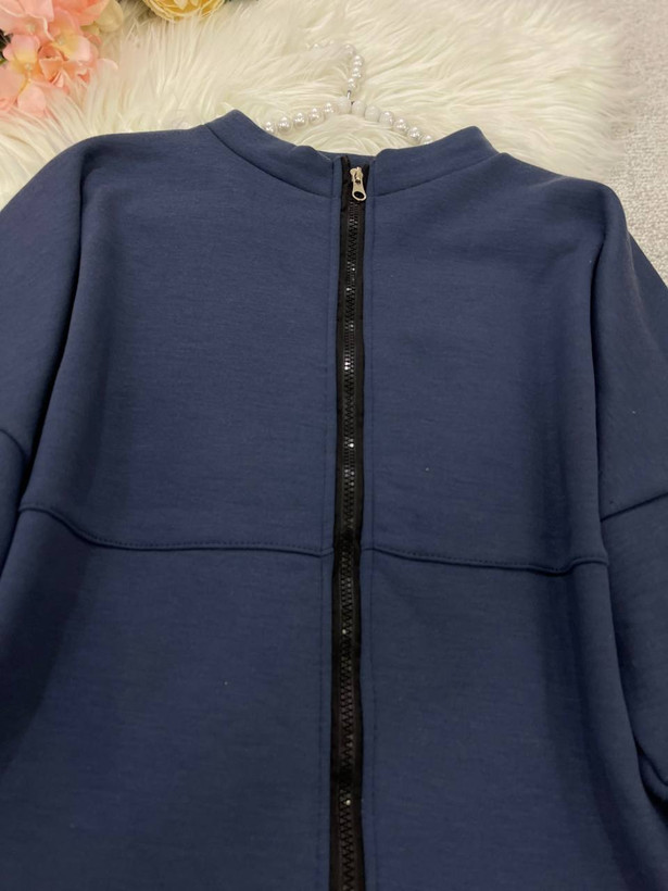 ست دو تیکه دورس (بامبر + شلوار) جنس: دورس (سه نخ داخل کرکی درجه 1) آبی, سدری, سفید, سورمه ای, مشکی فری سایز زنانه