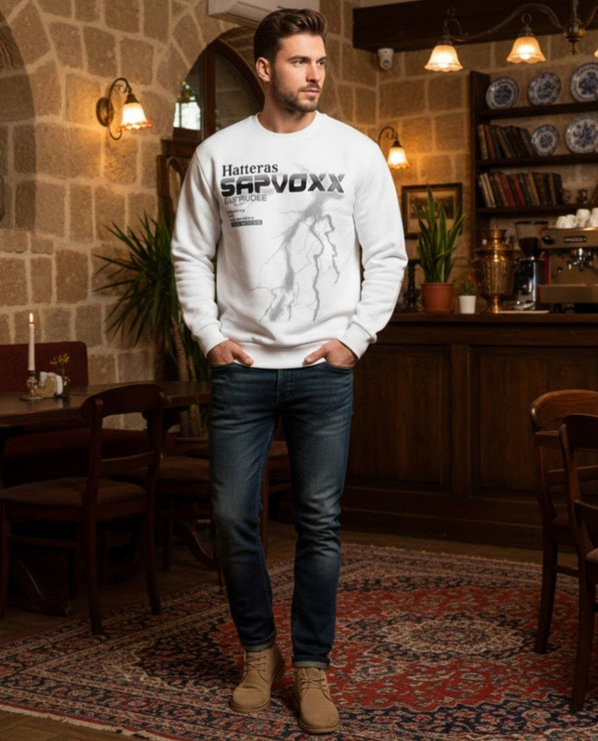 بلیز دورس sapvoxx جنس : دورس سه نخ تو خز پسته , سفید , مشکی , Xl , xxl , xxxl , مردانه