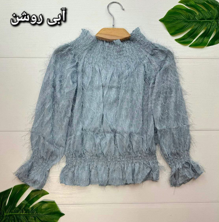 شومیز مجلسی مریلا جنس : حریر موهر وارداتی💞آبی روشن, سفید, کالباسی,مشکی, هلویی فری سایز زنانه