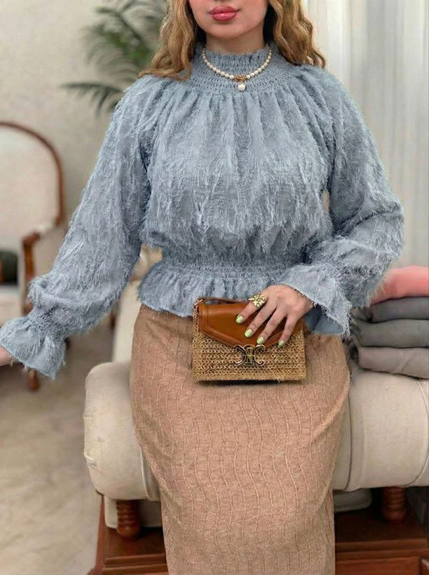 شومیز مجلسی مریلا جنس : حریر موهر وارداتی💞آبی روشن, سفید, کالباسی,مشکی, هلویی فری سایز زنانه