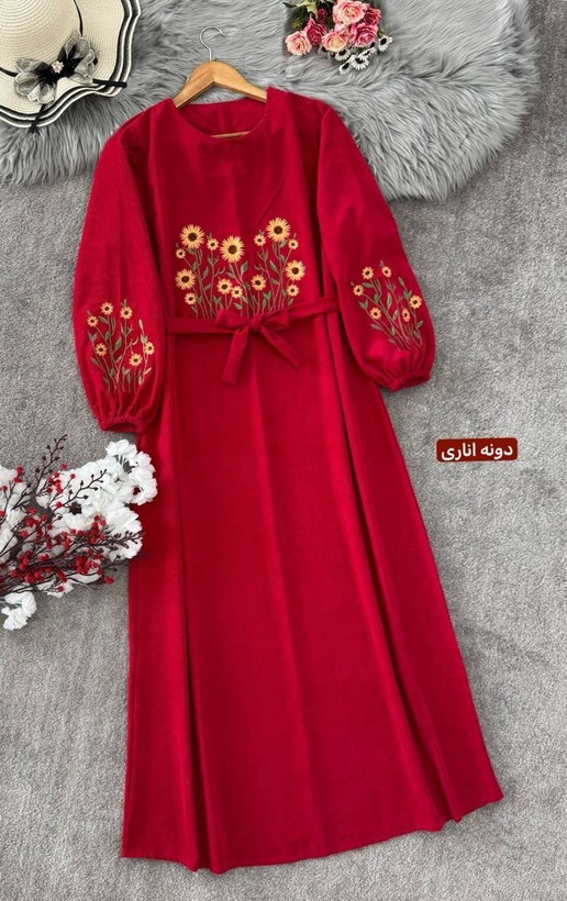 کفتان گلدوزی اروشا پاییزه جنس : مخمل کبریتی و گلدوزی دونه اناری, سبزیشمی تیره, سرمه ای, طوسی, کرم نسکافه ای, شکی, موکا