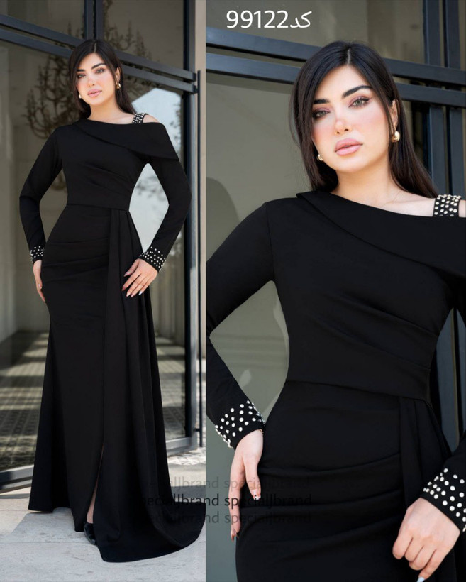 ماکسی مجلسی محدثه 4 جنس : دالقیچ رنگبندی سایزبندی زنانه