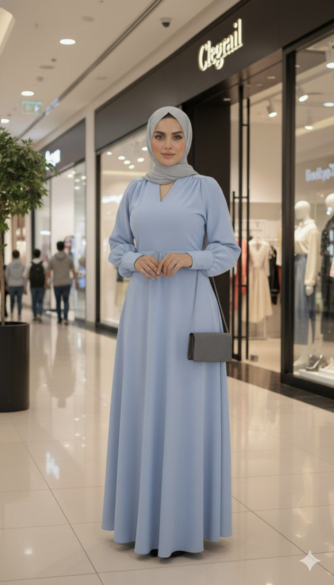 پیراهن مجلسی شهره جنس : مازراتی گرم بالا ابی.توسی , کرم , یشمی , زنانه فری سایز