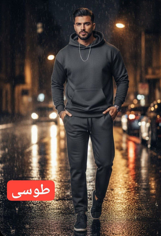 هودی شلوار سروش جنس : دورس اسپان تو کرکی کاملا ضخیم کرمی , قهوه-ای , یشمی , مشکی , سرمه , طوسی , غازی , مردانه سایز بندی
