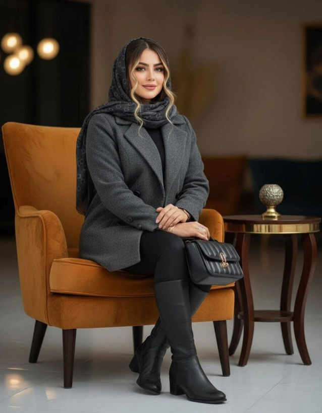 : پالتو کتی عقیق مشکی,دودی,کرم نخودی,طوسی جنس : موهر پشمی فری سایز زنانه