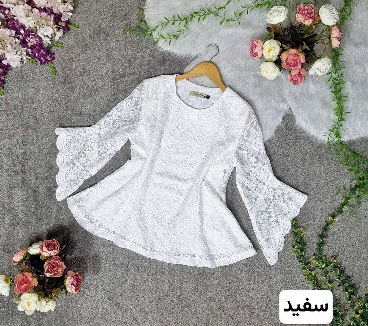 شومیز گیپوری جدید جنس: گیپور درجه1 : سبز - سفید - مشکی - نسکافه سایز بندی زنانه